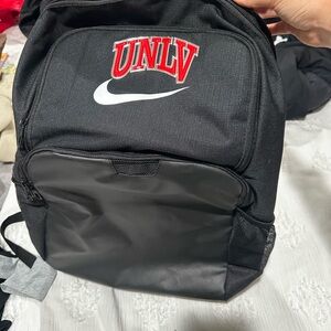 Nike Black and Red UNLV Backpack